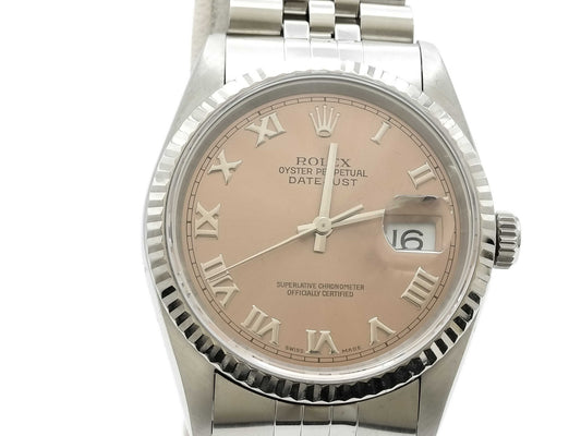 ROLEX Datejust 16234 T784508 Pink Roman Watch for Men