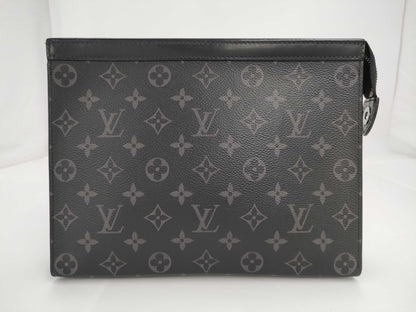 LOUIS VUITTON Louis Vuitton Eclipse Pochette Voiage MM 2020 IC Tag Clutch SV Hardware TA4230 Second Bag