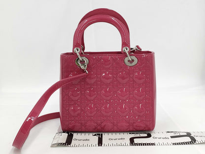 Dior Dior Enamel Lady Dior Handbag Bag