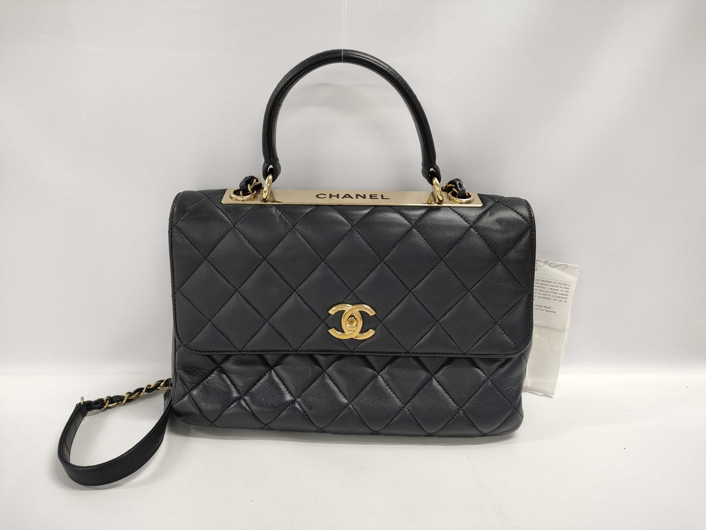 CHANEL Coco Handle Matelasse Shoulder Bag Handbag
