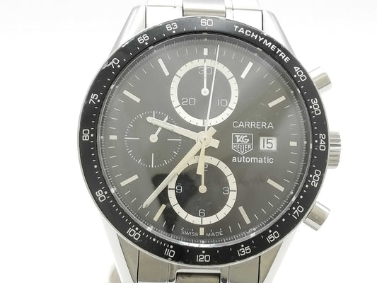 TAG Heuer Carrera CV2010. FC6205 RRS4688 Black Dial Automatic Men's Watch
