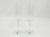 Tiffany&Co. Pair Glass Champagne Glass