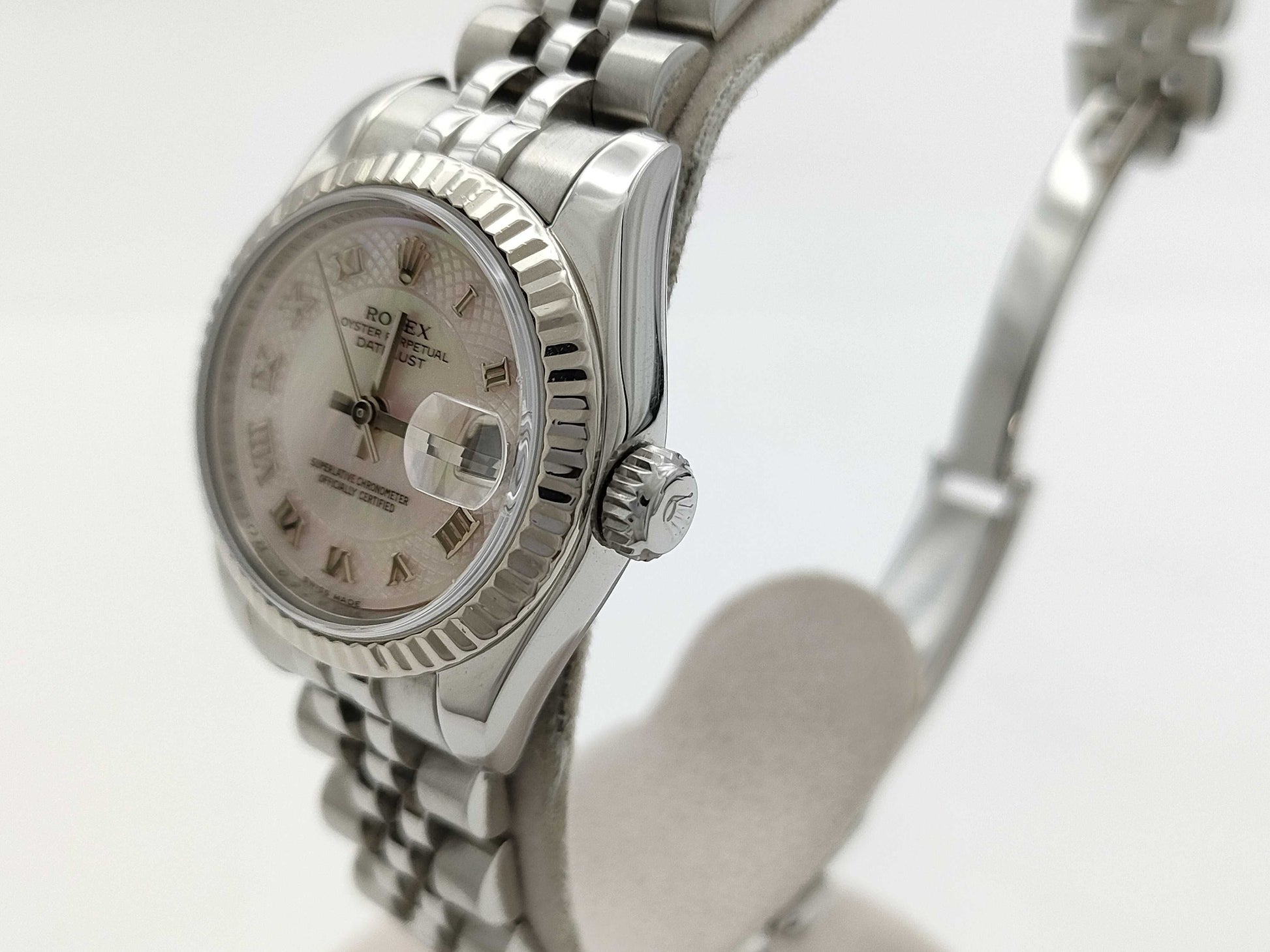 ROLEX Datejust 179174NRD Z829260 Shell Dial Women's Watch