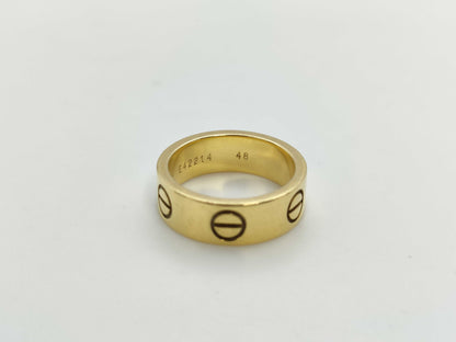 Cartier Love #48 YG 750 6.7g Ring 