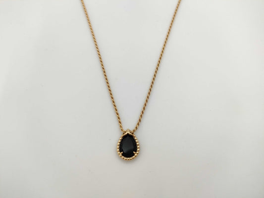 BOUCHERON Serpan Boheme Onyx Au750 4.3g Necklace