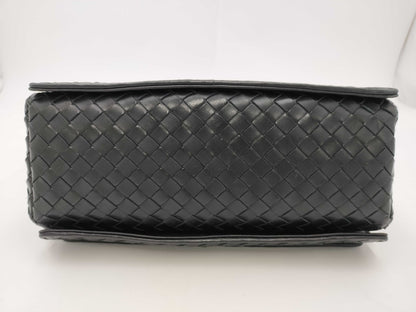 BOTTEGA VENETA Bottega Veneta Intrecciato 145555 One-Shoulder Bag Black Bag
