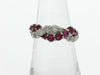 Ruby Diamond 092/070 Engraved Pt900 5.0g Ring 