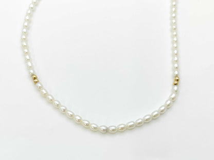 Pearl K18/K14 7.8g Necklace 