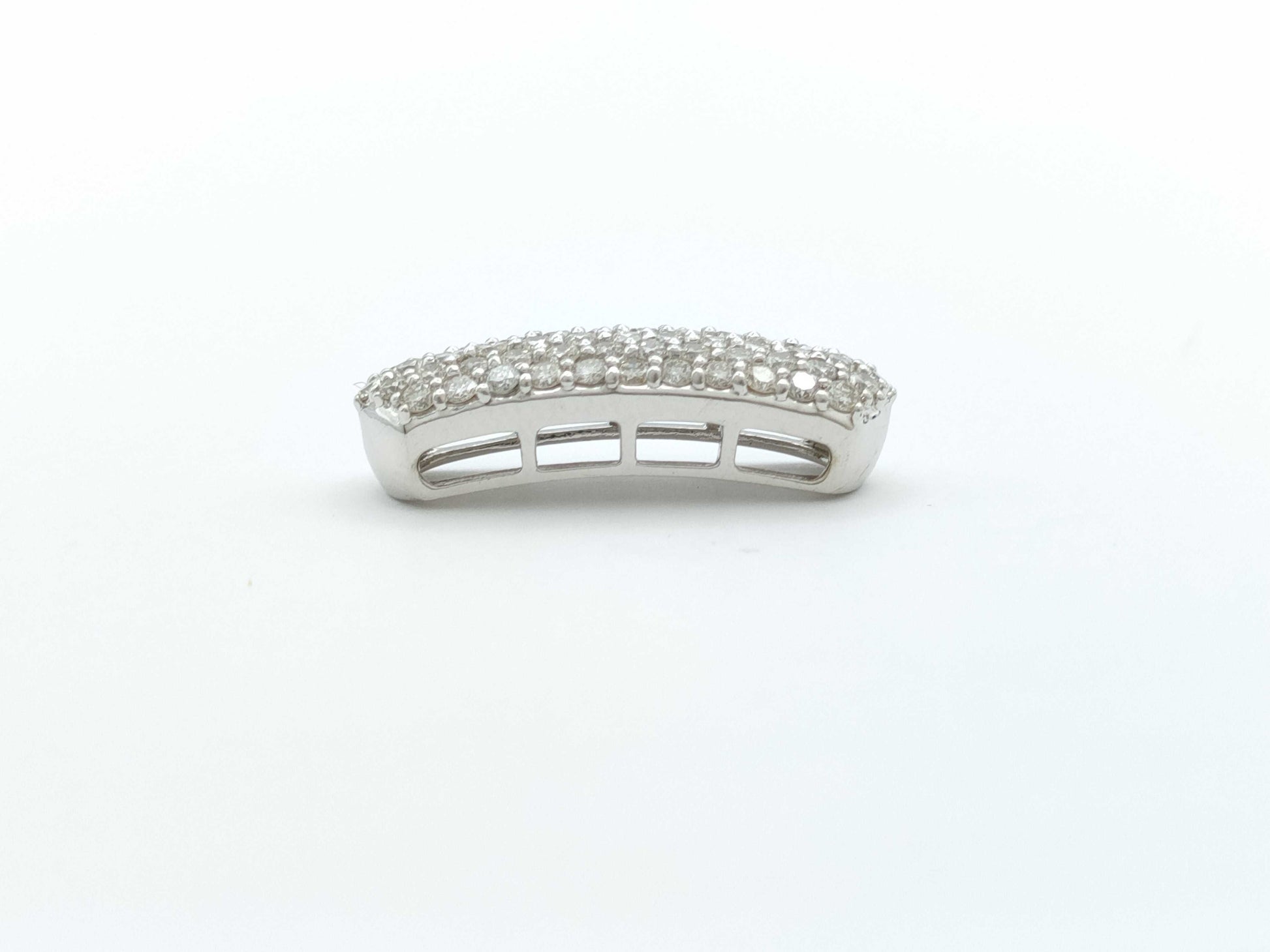 D1.00ct K18WG 3.0g Pendant Top 
