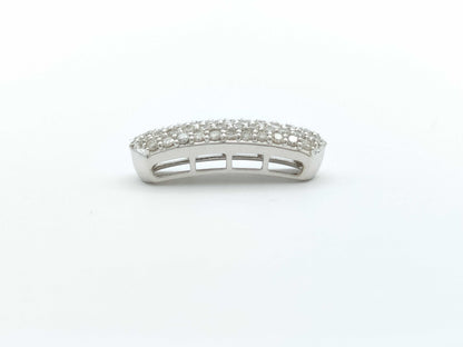 D1.00ct K18WG 3.0g Pendant Top 