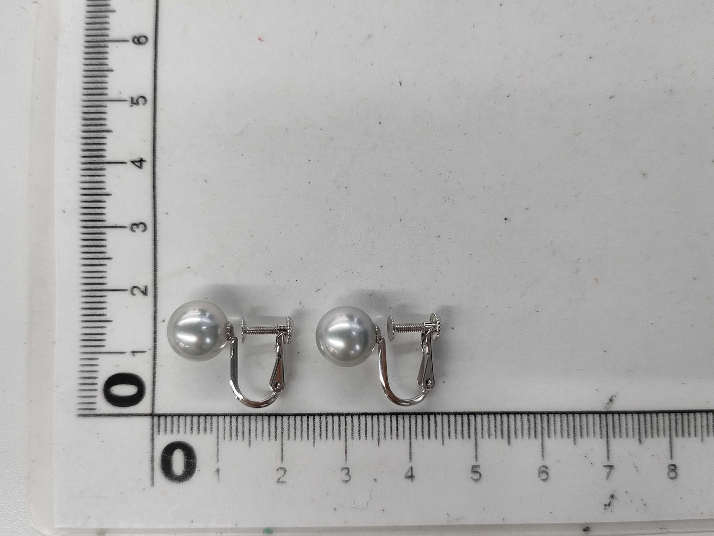 Pearl diameter approx. 8.9/8.9mm K14WG 3.4g Earrings 