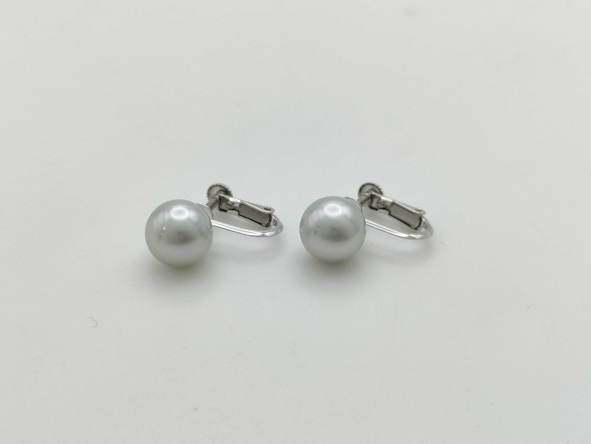 Pearl diameter approx. 8.9/8.9mm K14WG 3.4g Earrings 