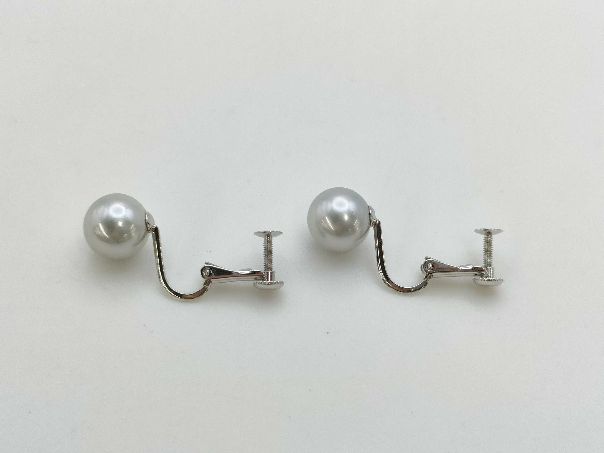 Pearl diameter approx. 8.9/8.9mm K14WG 3.4g Earrings 