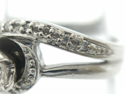 D0.30ct FD0.08ct K18WG 5.6g Ring 
