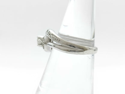 D0.30ct FD0.08ct K18WG 5.6g Ring 