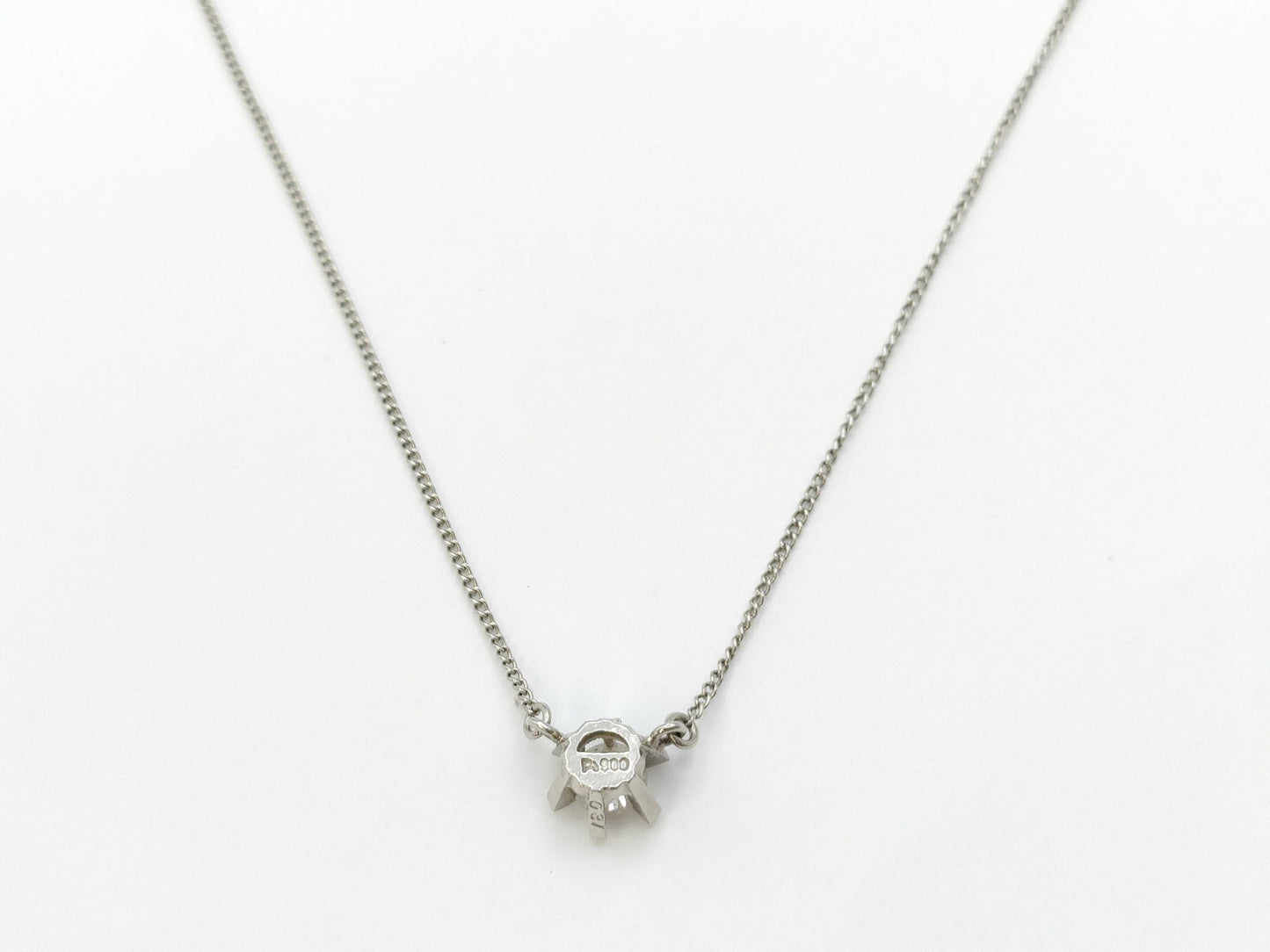 D0.31ct PT900/850 2.4g Necklace 