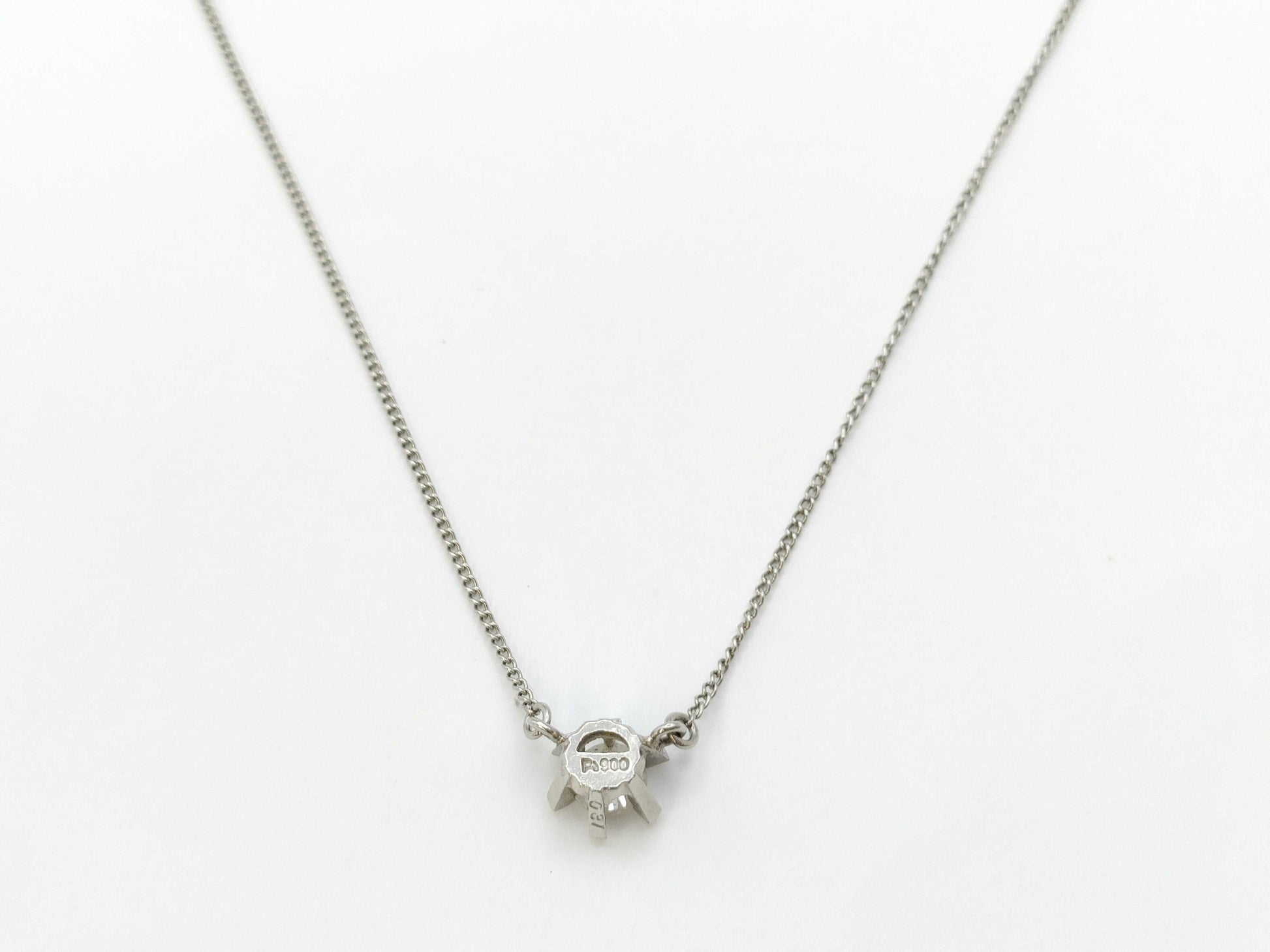 D0.31ct PT900/850 2.4g Necklace 