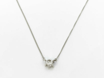 D0.31ct PT900/850 2.4g Necklace 