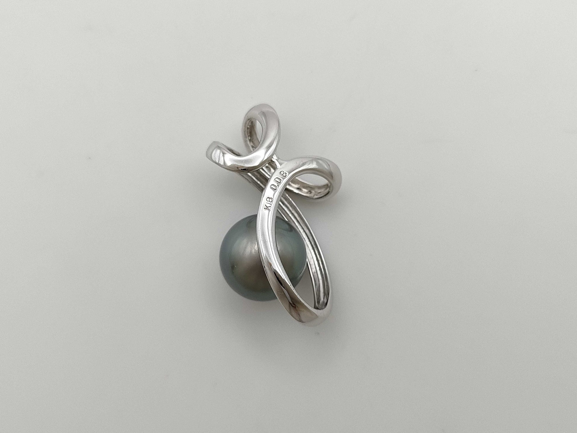 Pearl diameter approx. 11.0mm D0.08ct K18 5.1g Pendant top 