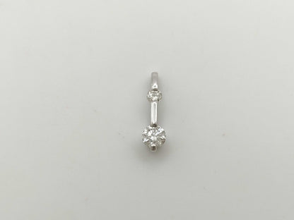 D0.560ct D0.15ct PT900 2.0g Pendant Top 