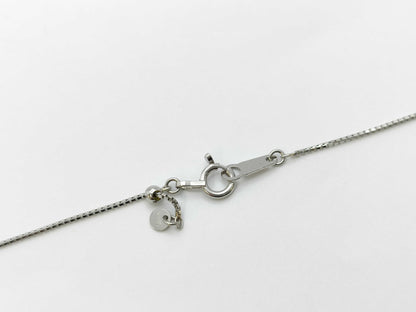 D0.358/0.10ct Pt900/850 4.4g Necklace 