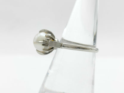 Pearl Diameter Approx. 9.0mm Pt900 5.9g Ring 