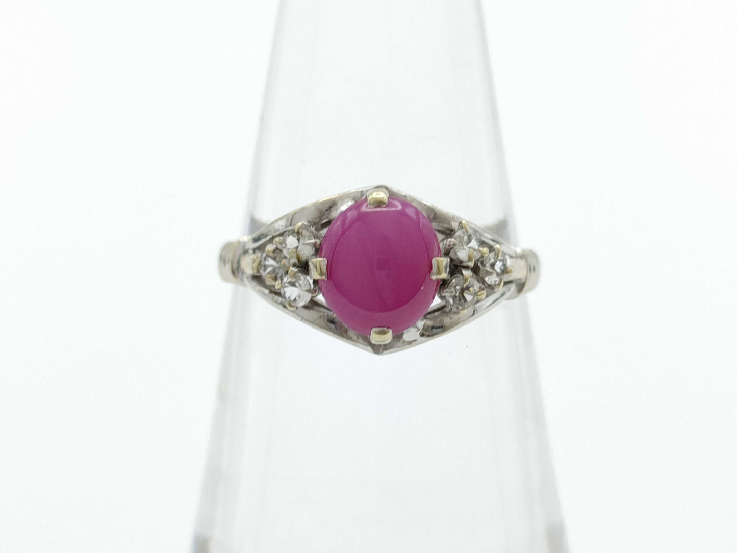 Colored Stone, Transparent Stone, K13, 2.3g Ring 