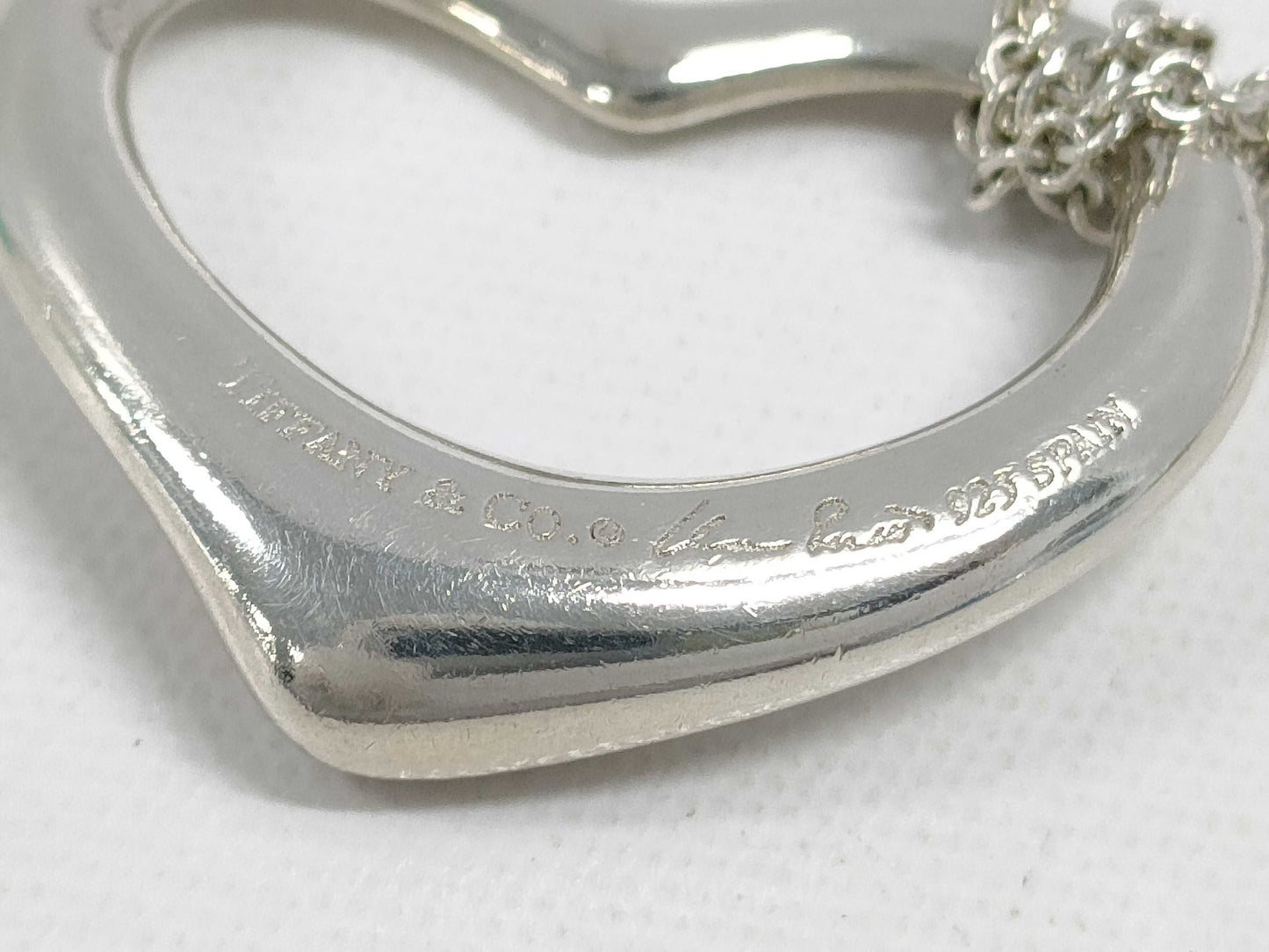 Tiffany & Co. Tiffany Brand Jewelry Open Heart Necklace Necklace