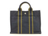 HERMES Fool Toe PM Canvas Mini Tote Bag Handbag Bag