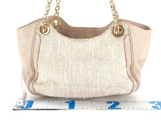 Salvatore Ferragamo Gancini Ferragamo Hand Tweed Shoulder Bag
