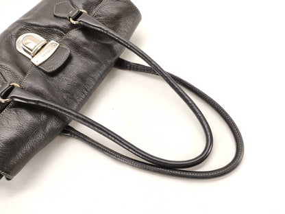 PRADA Prada handbag with hardware and leather.