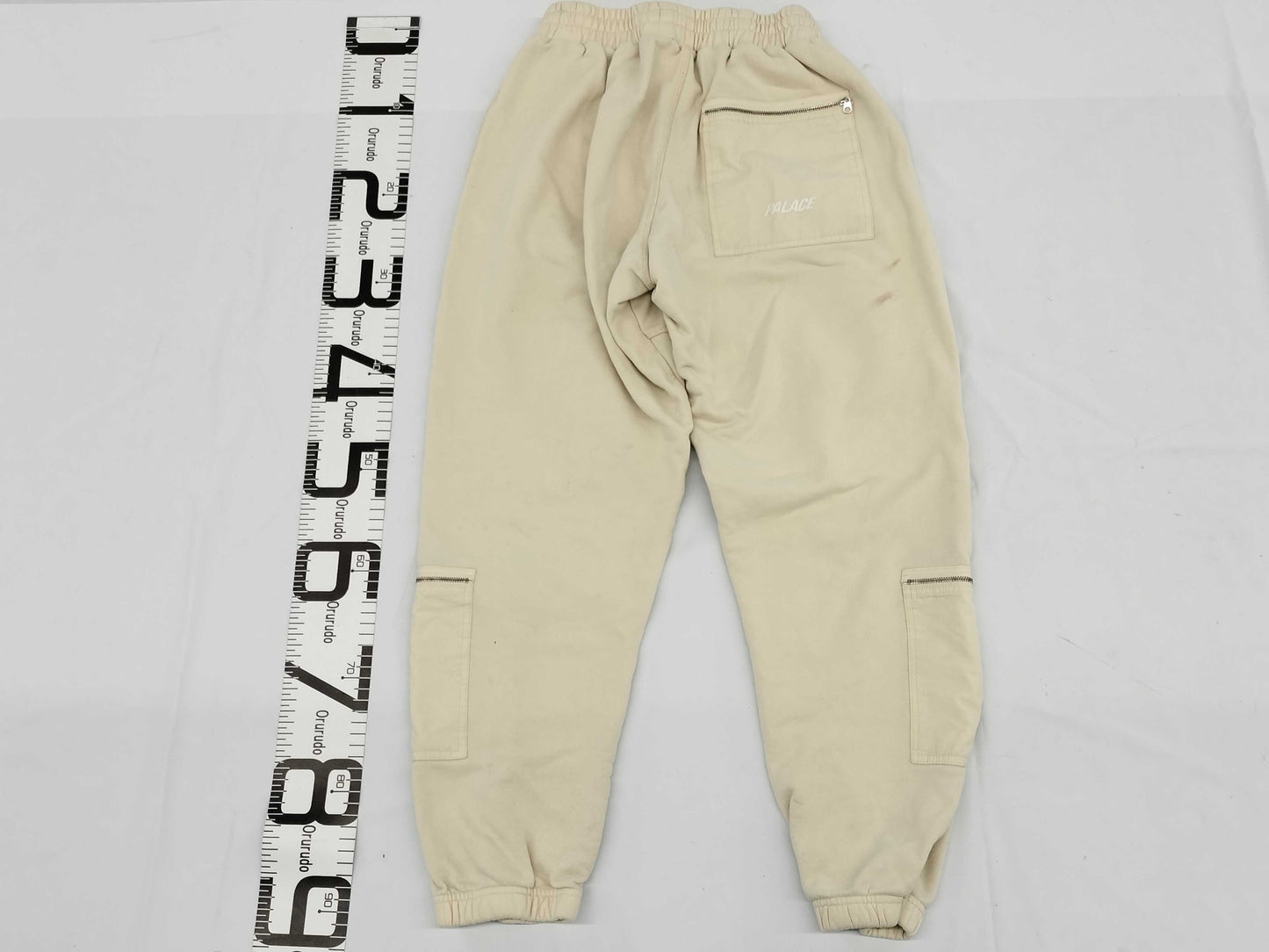 PALACE Cargo Sweatpants, Beige, Size S