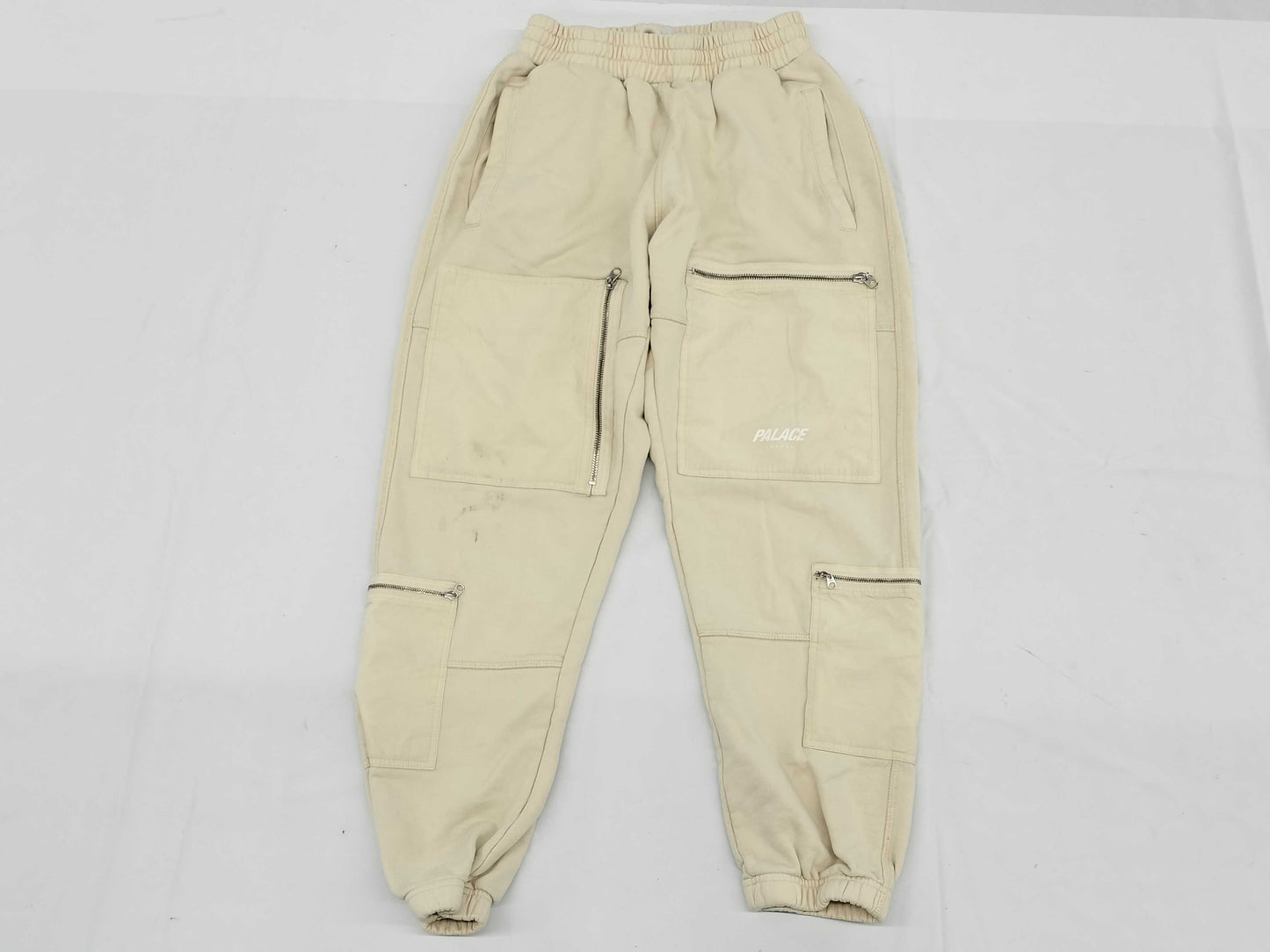 PALACE Cargo Sweatpants, Beige, Size S