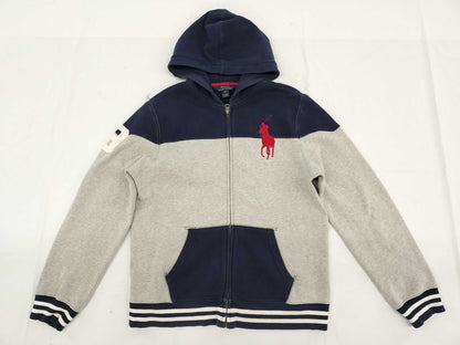 POLO Ralph Lauren Zip-Up Hoodie Big Pony Size XL Tops