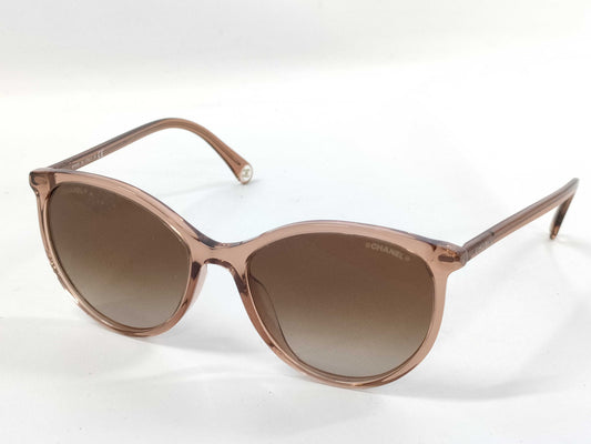  CHANEL Pant Shape Eyewear Side Logo 5448-A Size 54□17 140 3N Pink Sunglasses