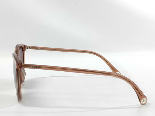  CHANEL Pant Shape Eyewear Side Logo 5448-A Size 54□17 140 3N Pink Sunglasses