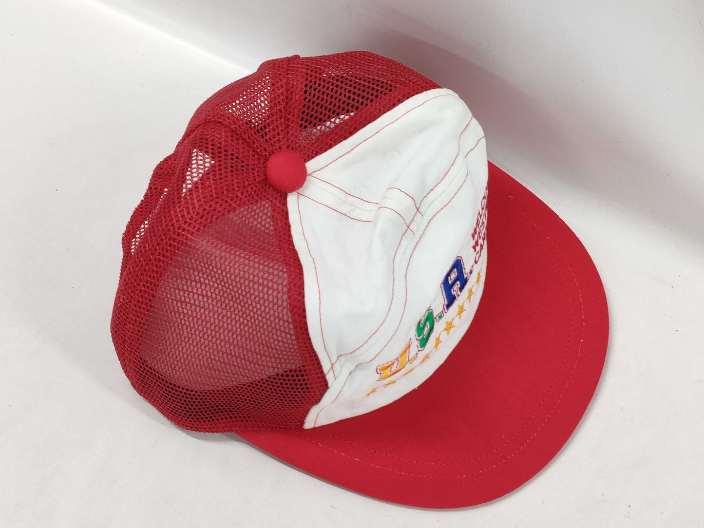 U.S.A. WELCOME WESTEM CARNIVAL Mesh Cap, Red, Size 54, Other Accessories