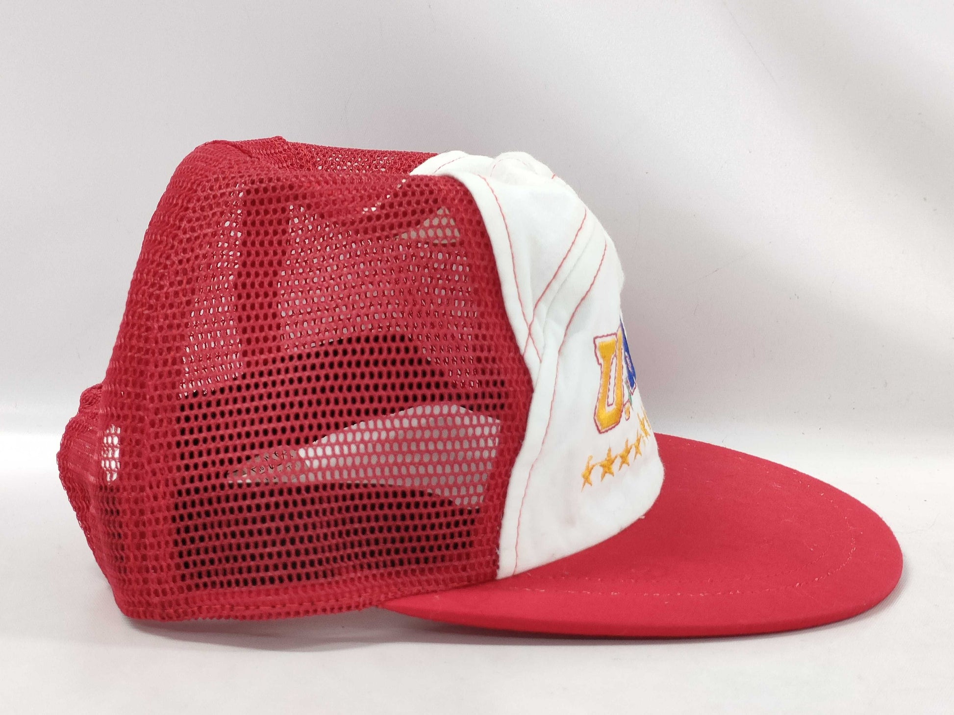 U.S.A. WELCOME WESTEM CARNIVAL Mesh Cap, Red, Size 54, Other Accessories