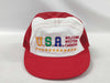 U.S.A. WELCOME WESTEM CARNIVAL Mesh Cap, Red, Size 54, Other Accessories
