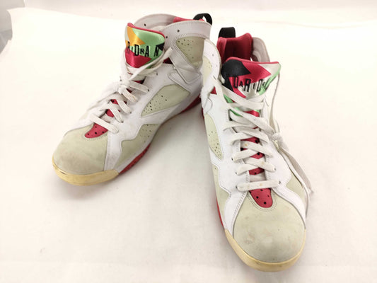 NIKE Air Jordan 7 Retro Hare Air Jordan 7 Retro Hair 2015 304775-125 White Red Size 30cm Sneakers