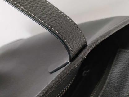 COACH COACH Leather Tote Bag C9876 Black Tote Bag