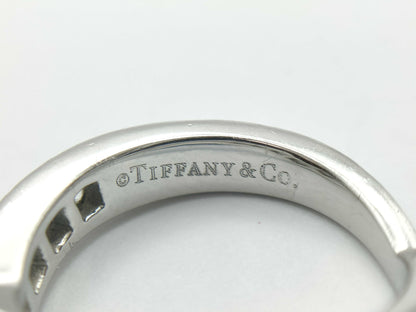 Tiffany & Co. V-Band 7PD PT950 4.4g Ring 