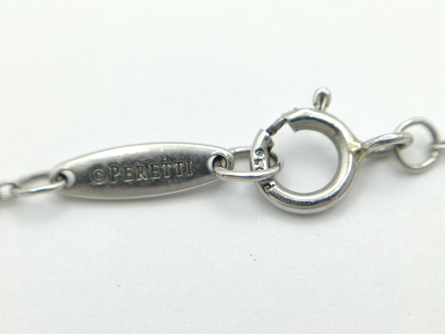 Tiffany&Co. By-the-Yard 6PD Pt950 1.7g Bracelet Bangle 