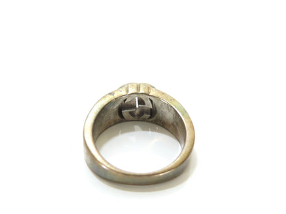 GUCCI Interlocking Ring AG925 5.8g Size 50