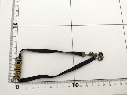 Dior Christian Dior Choker Necklace Logo Necklace