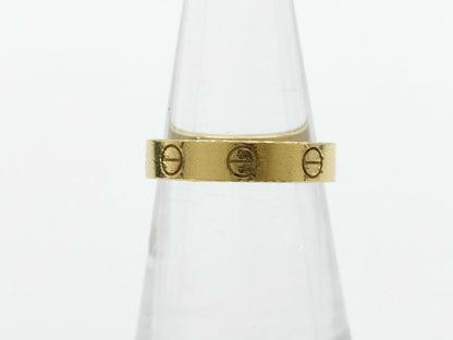 Cartier Mini Love #50 YG Au750 3.1g Ring 