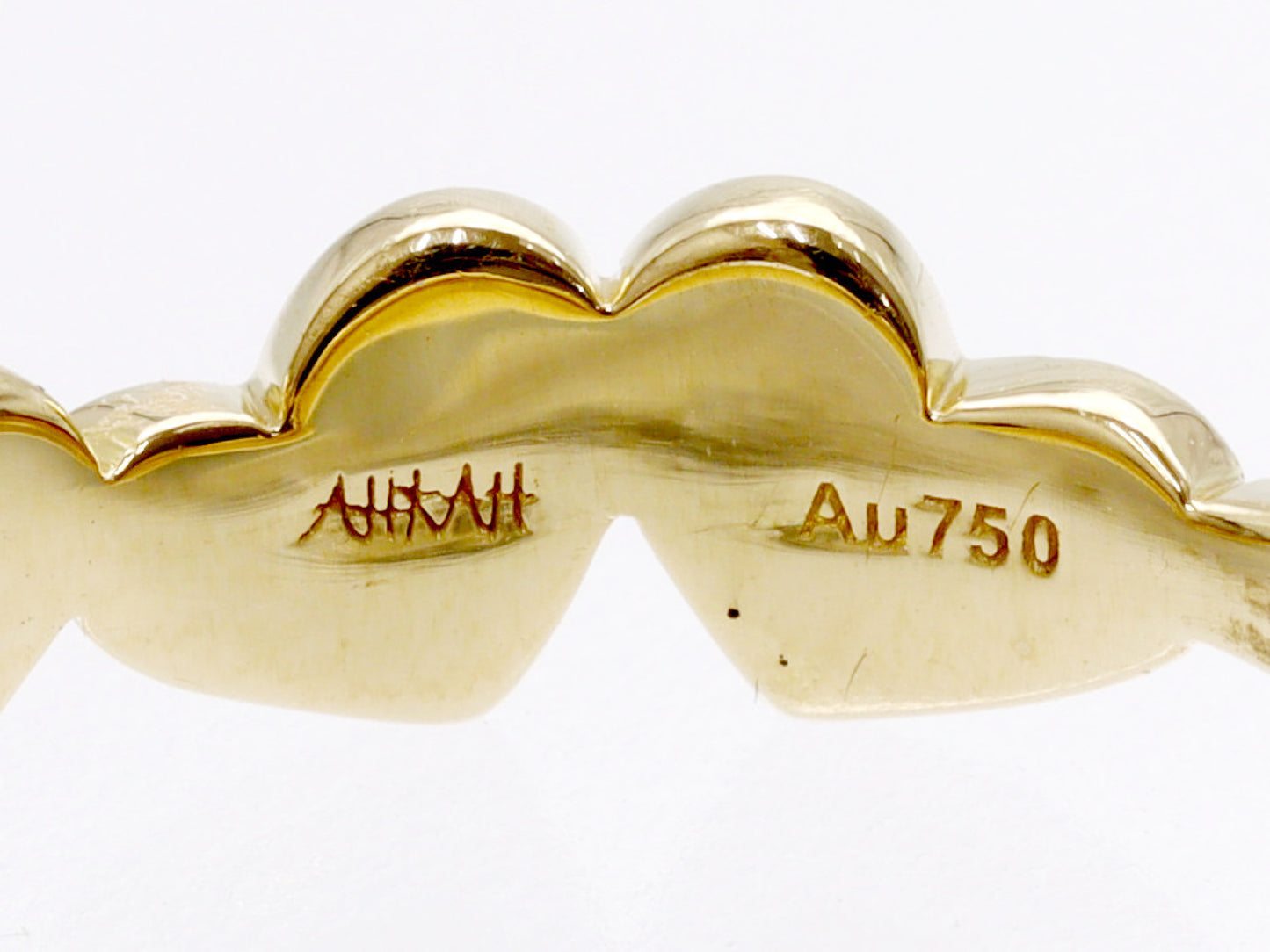 AHKAH D0.05ct K18 2.9g Ring 