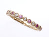 Sapphire Diamond 010/008 Engraved K18 2.2g Ring 