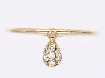 Diamond K10 0.9g Ring 