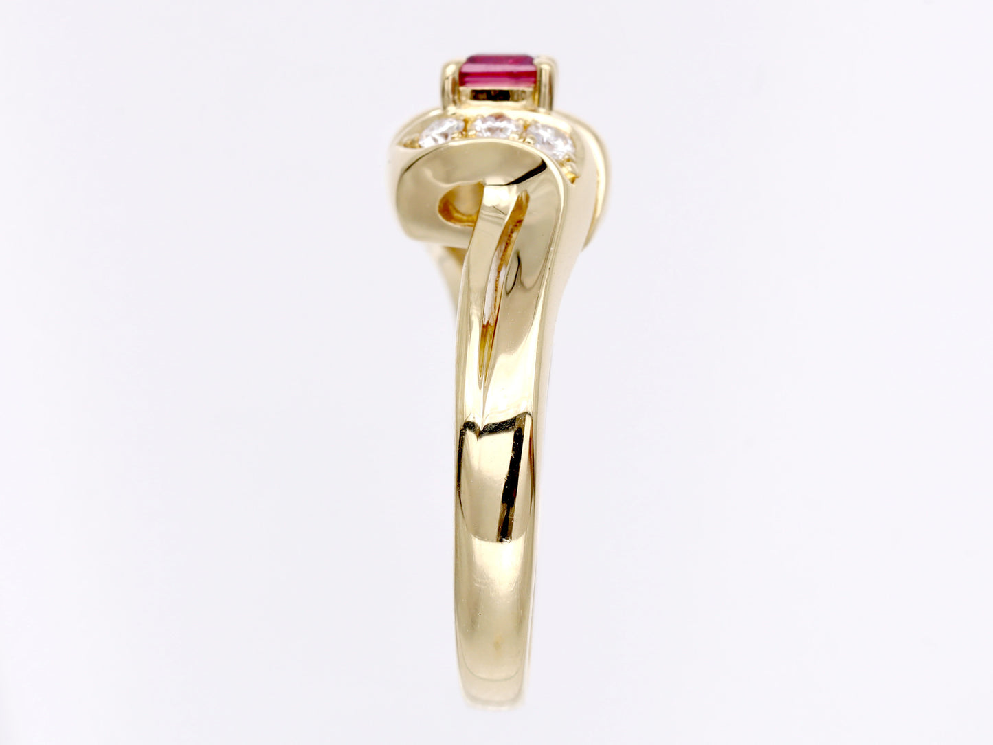 POLA R0.17ct D0.12ct 750 3.8g Ring 